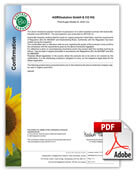 Certificate Austria Bio Garantie . PDF-File [268 KB] (in English)